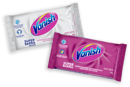 Vanish super barra Gold Blanco y Rosa 68gr
