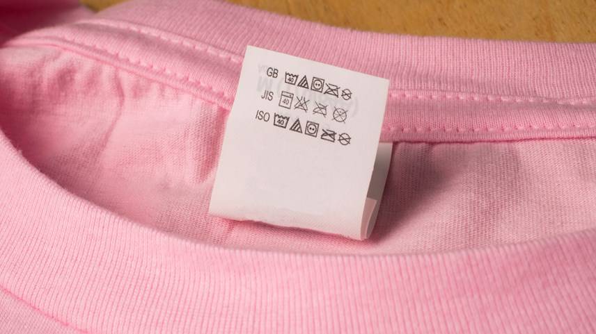 Símbolos etiquetas ropa